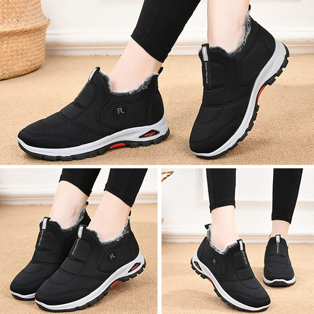 Warme Fleece-Schneestiefel