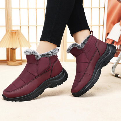 Winterliche kurze warme Schneestiefel für Damen und Herren