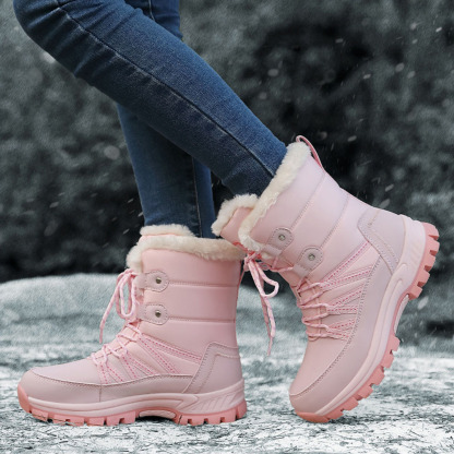 Windfeste, hohe Outdoor-Schneestiefel für Damen