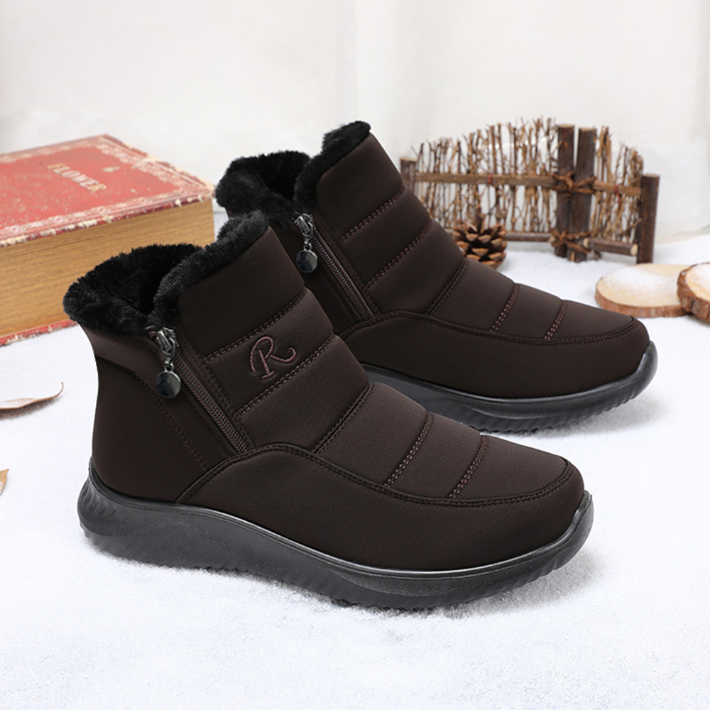 Winterwarme High-Top-Schuhe aus verdickter Samtbaumwolle für Männer und Frauen
