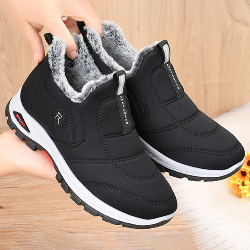 Warme Fleece-Schneestiefel