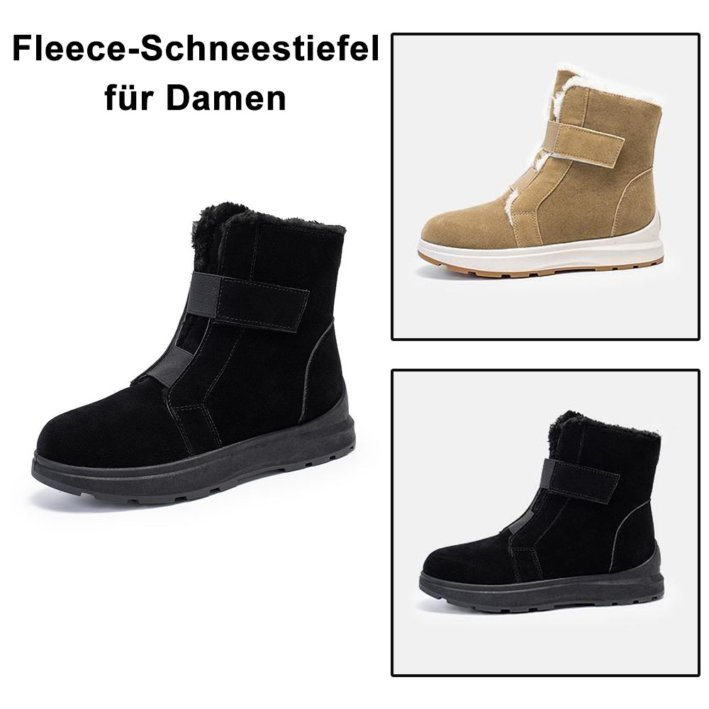 Winter-Fleece-Schneestiefel für Damen bis zur Mitte der Wade
