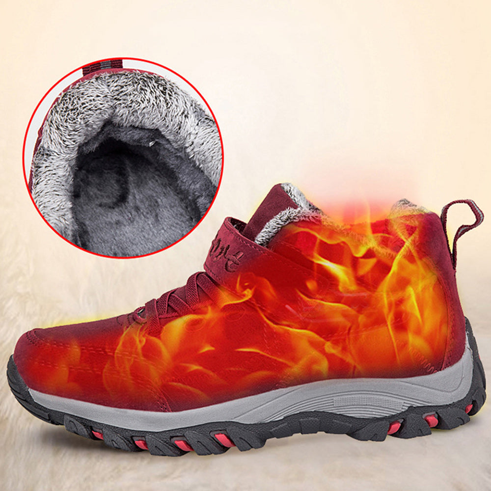 Neue Winterplüsch verdickte rutschfeste warme Stiefel für ältere Menschen