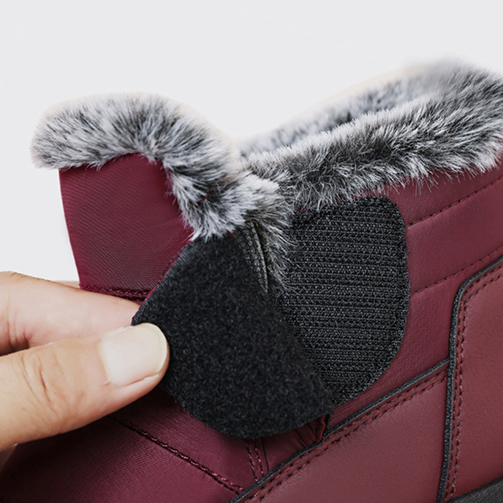 Winterliche kurze warme Schneestiefel für Damen und Herren