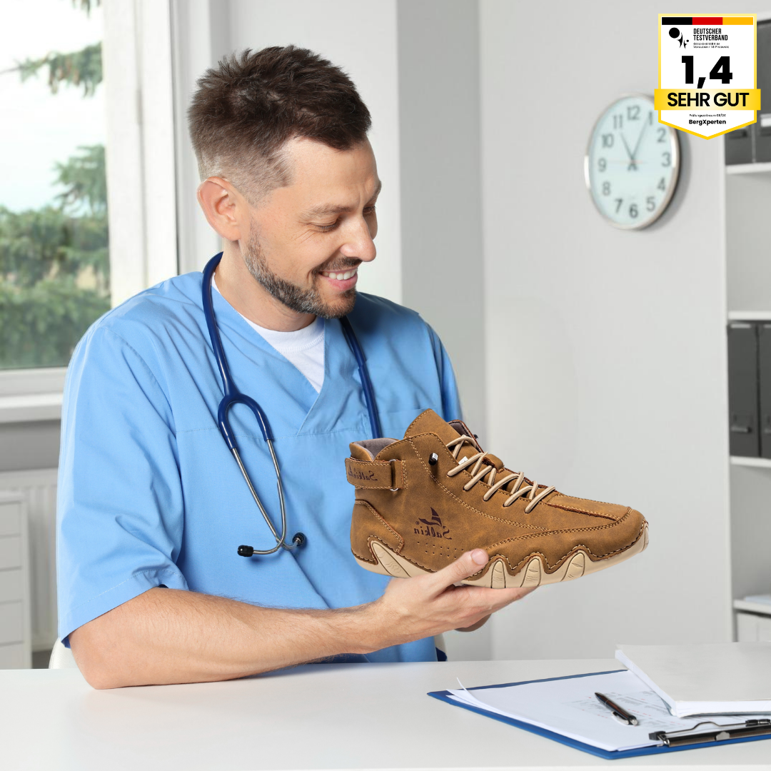 OrthoPur - ergonomischer, wasserdichter & schmerzlindernder Barfußschuh für Herbst und Winter