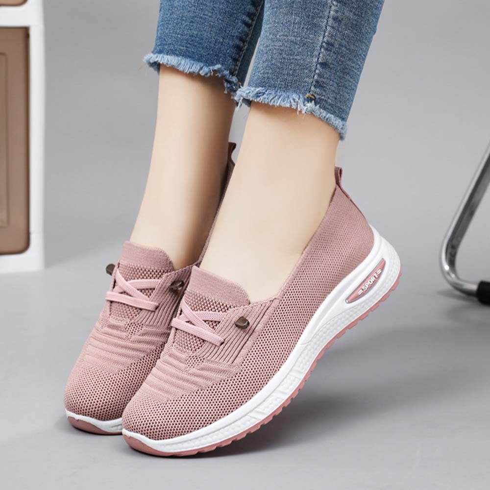  Neue atmungsaktive Freizeitschuhe mit dicker Sohle für Damen