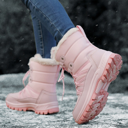 Windfeste, hohe Outdoor-Schneestiefel für Damen