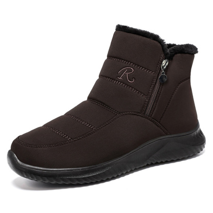 Winterwarme High-Top-Schuhe aus verdickter Samtbaumwolle für Männer und Frauen