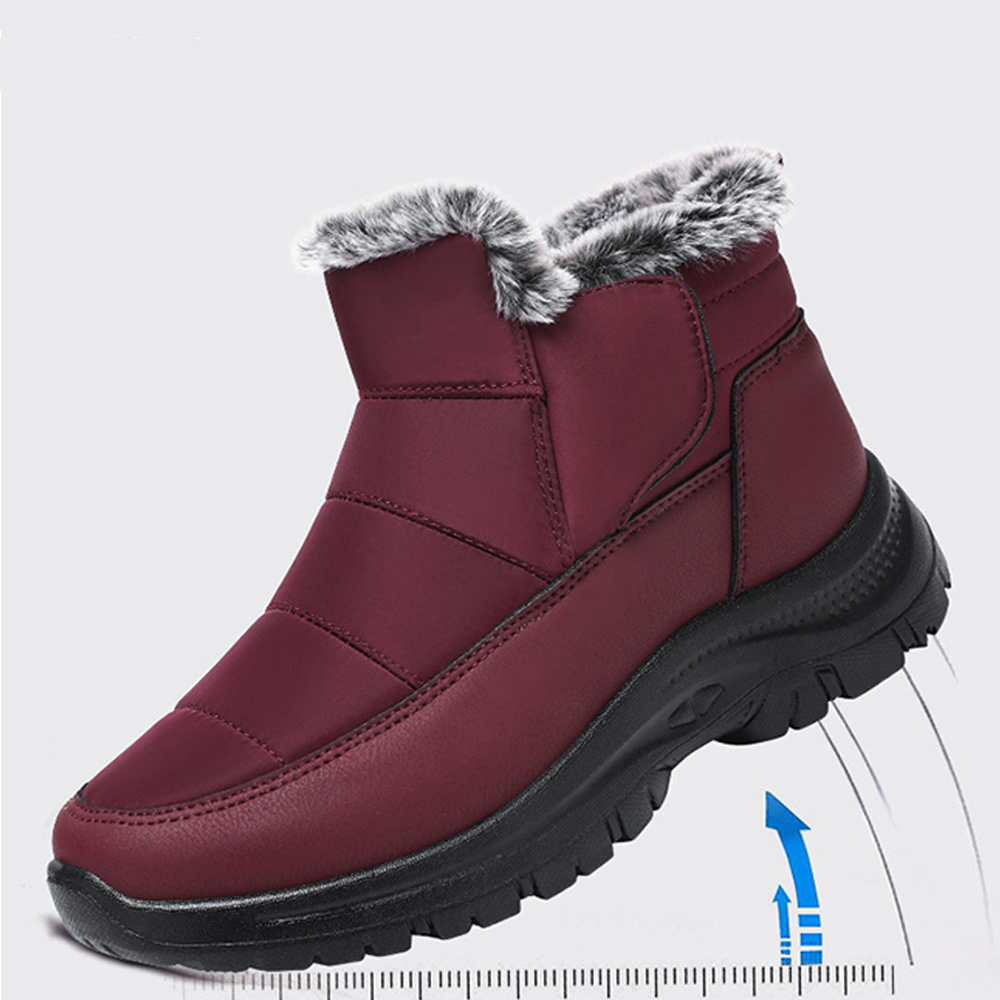 Winterliche kurze warme Schneestiefel für Damen und Herren