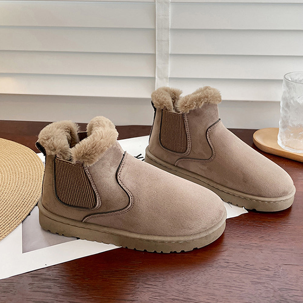 Winter neuer Stil plus Samtmode warme Baumwollschuhe Stiefeletten Schuhe