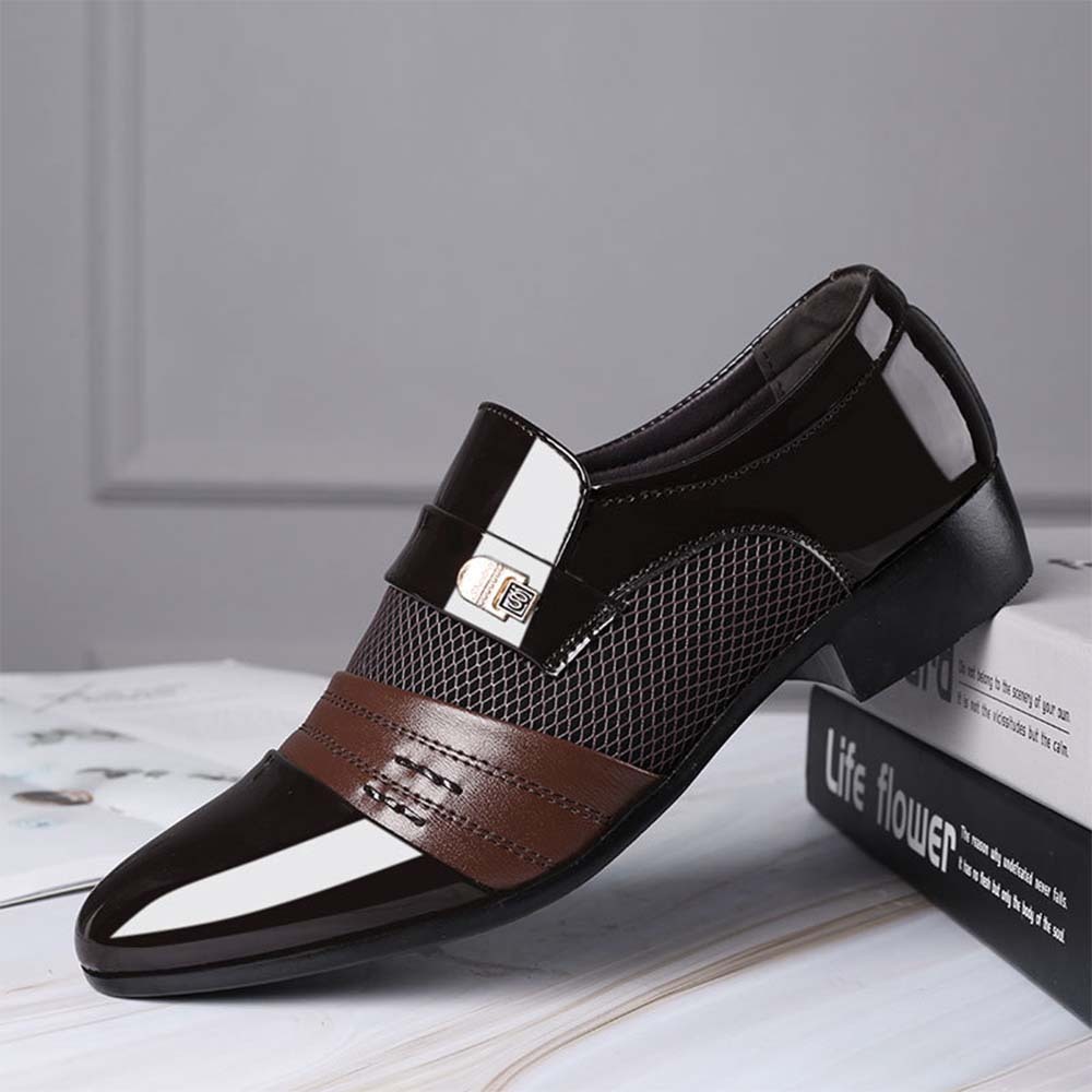 Herren-Business-Casual-Lederschuhe, Hochzeitsschuhe