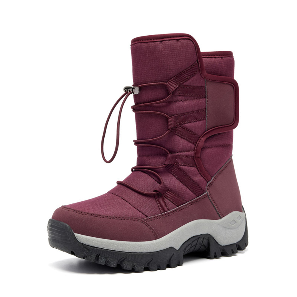 Hoher, dicker und warmer Fleece-Schneestiefel