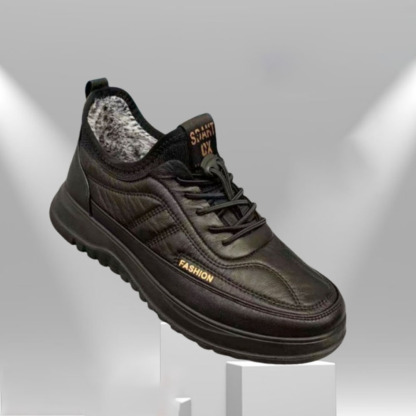 Wintersamt verdickte warme Baumwollschuhe für Herren