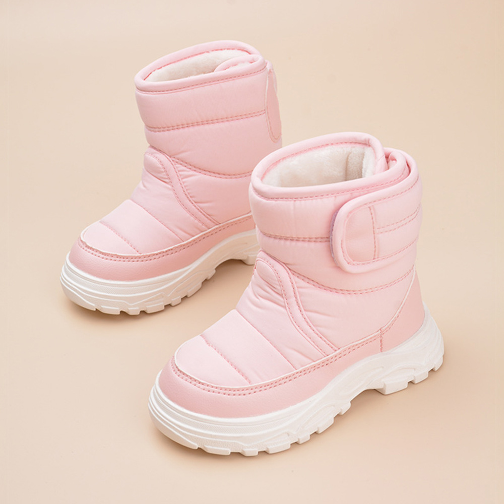 Warme Kinder-Schneestiefel mit weicher Sohle