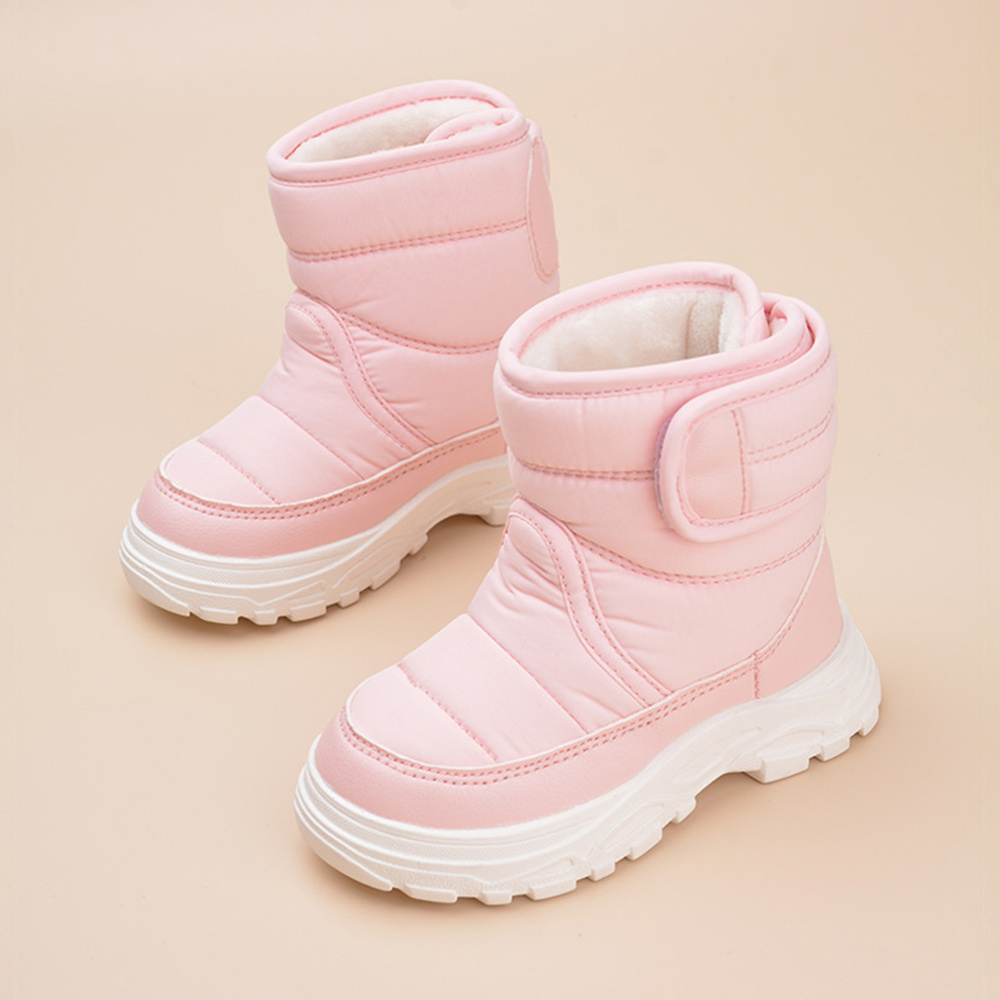 Warme Kinder-Schneestiefel mit weicher Sohle