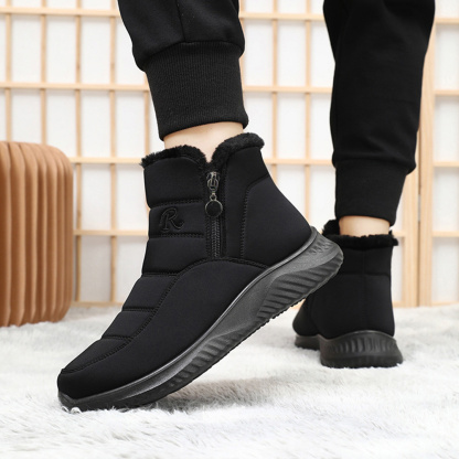 Winterwarme High-Top-Schuhe aus verdickter Samtbaumwolle für Männer und Frauen