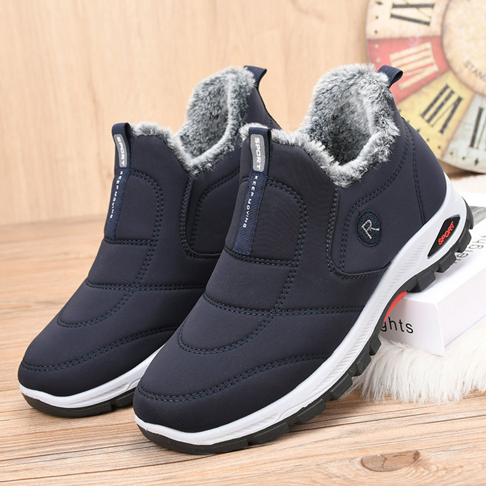 Warme Fleece-Schneestiefel