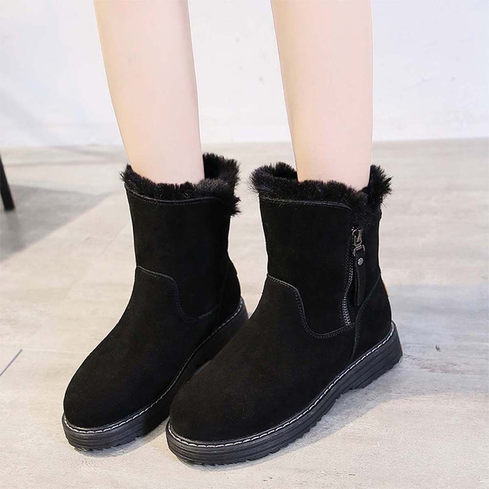 Neue, lässige, verdickte warme Damenstiefel für den Winter