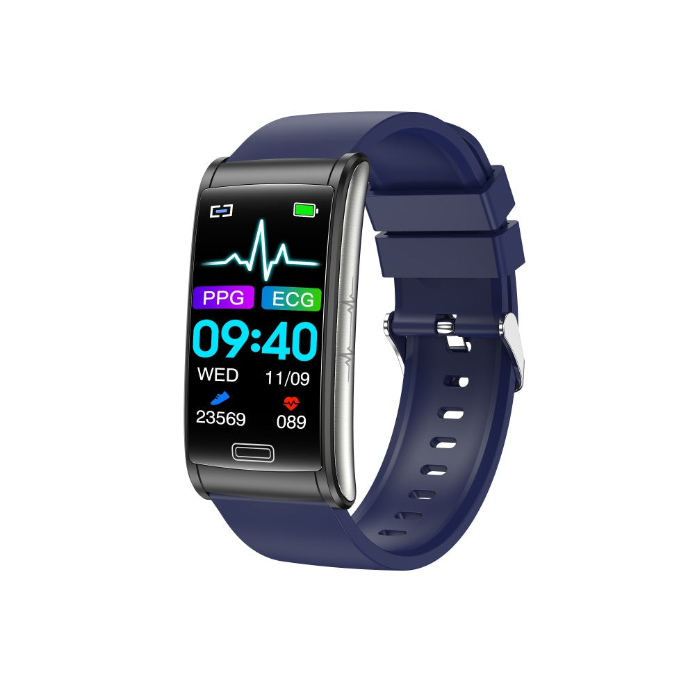 BCBEARSCOME BCE600 3-Kanal-EKG HRV Blutzucker Blutdruck Blutsauerstoff Schlaferkennung HD Bluetooth Smart Armband
