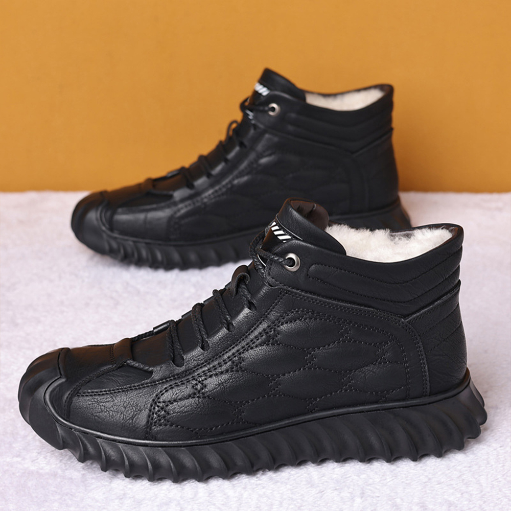 Warme Herren-Schneeschuhe aus Fleece für den Winter