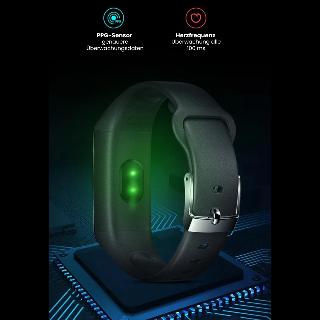 Healthtec Gesundheits-Smartwatch zur Überwachung vom Blutzucker