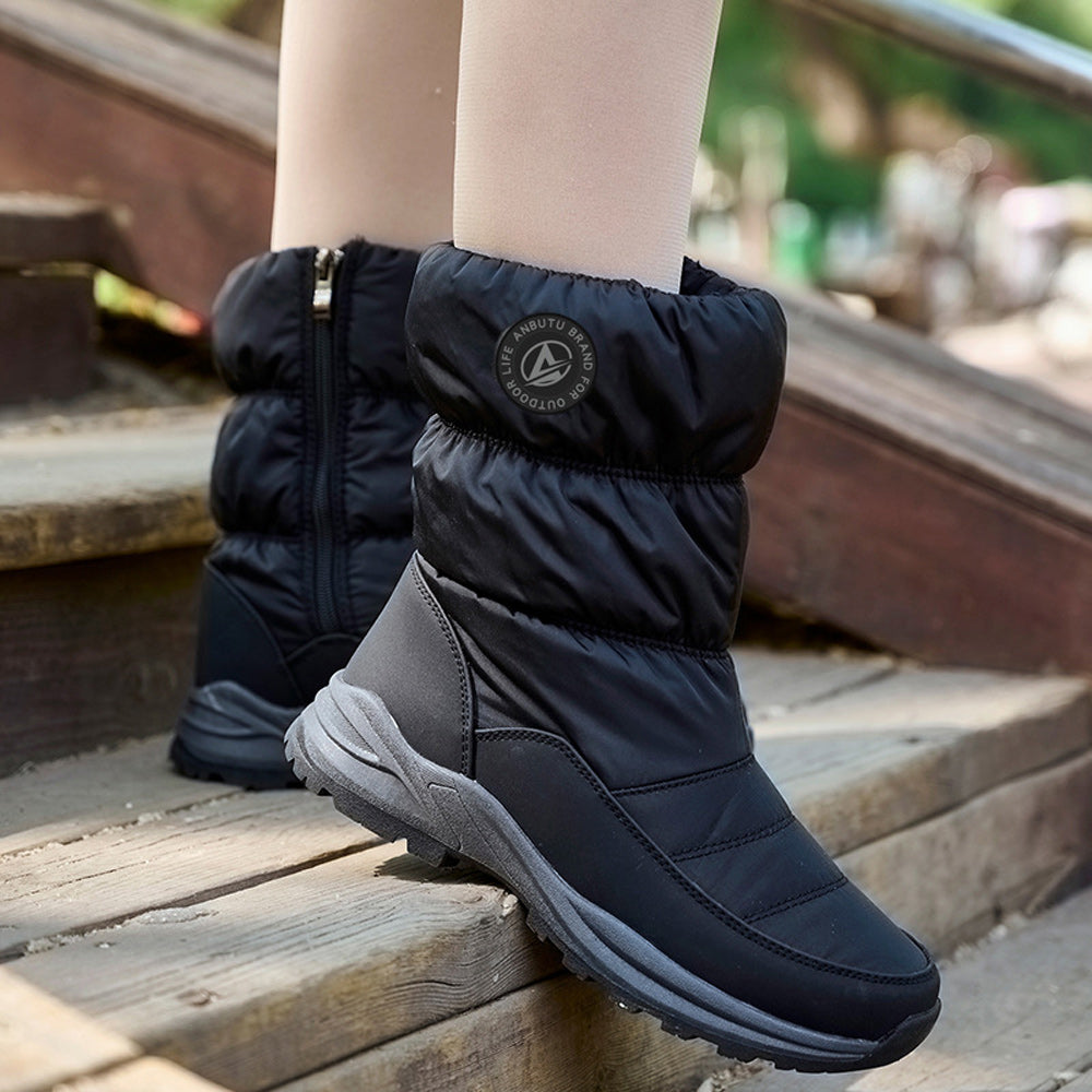 Winter Outdoor Herren und Damen Fleece wasserdichte warme Schuhe im gl