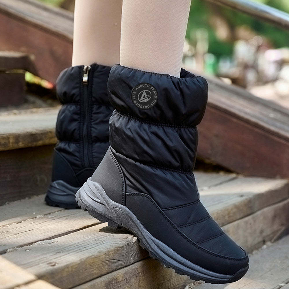 Winter Outdoor Herren und Damen Fleece wasserdichte warme Schuhe im gl