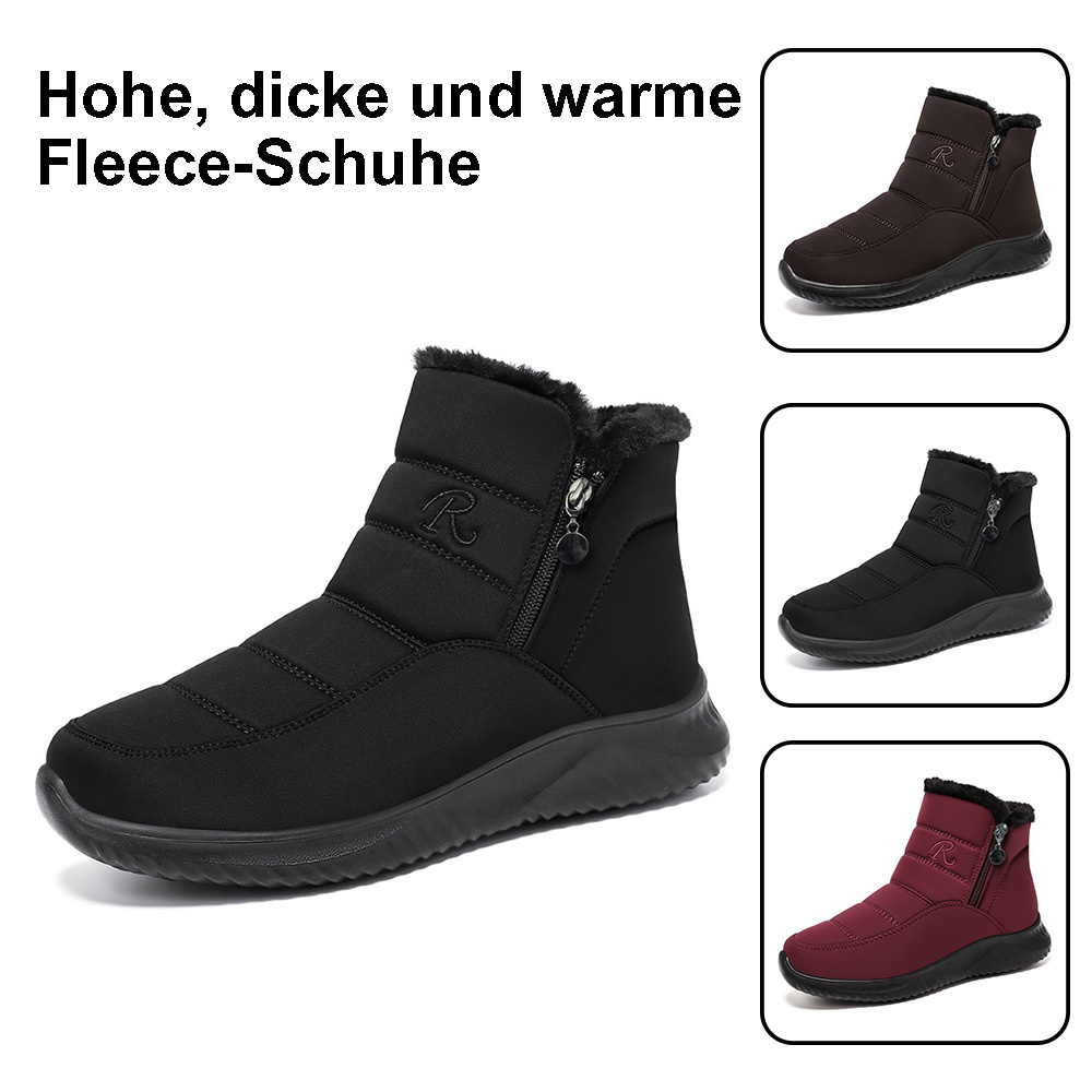 Winterwarme High-Top-Schuhe aus verdickter Samtbaumwolle für Männer und Frauen
