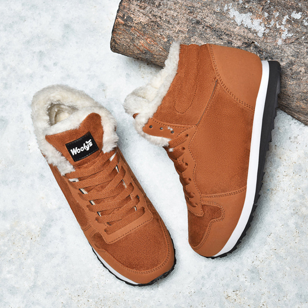 High-Top-Fleece, dicke, warme Schuhe