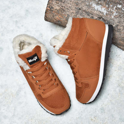 High-Top-Fleece, dicke, warme Schuhe