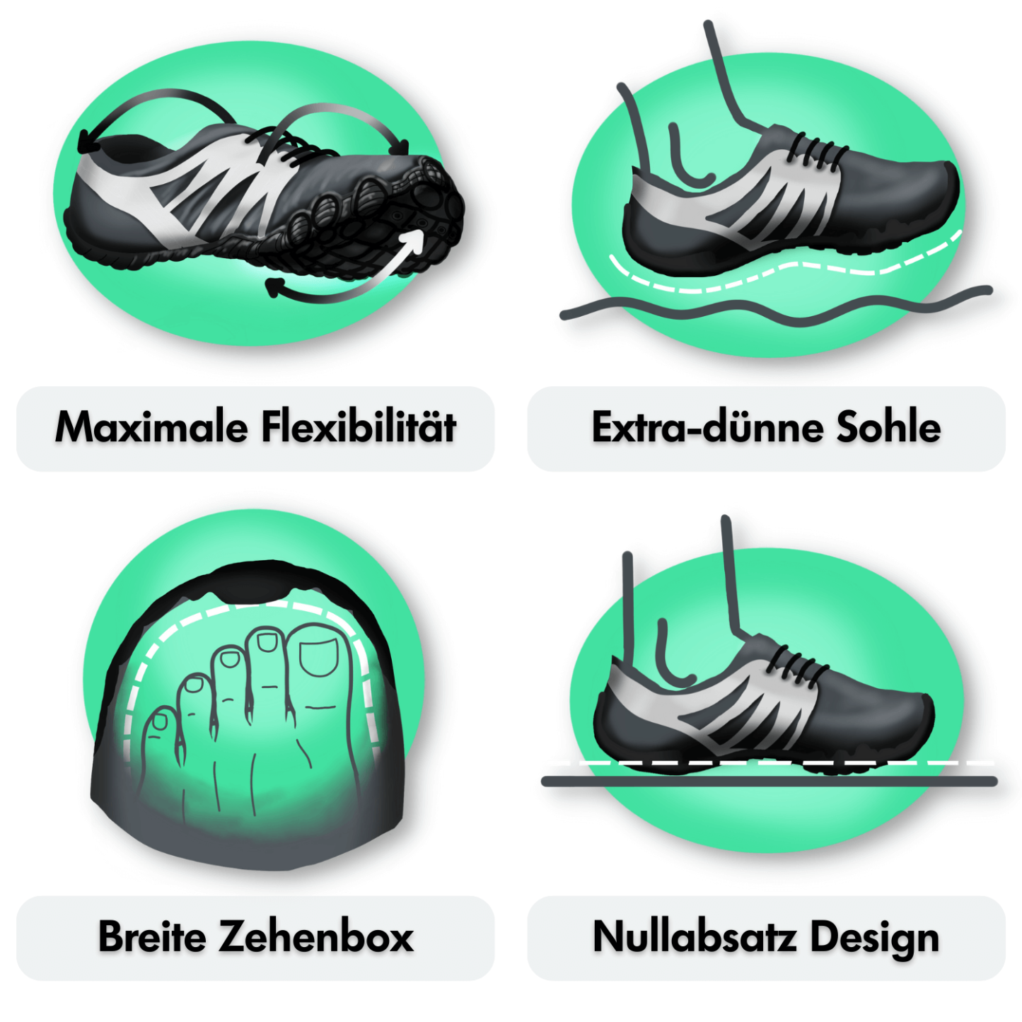 Expert Pro - rutschfeste Barfußschuhe