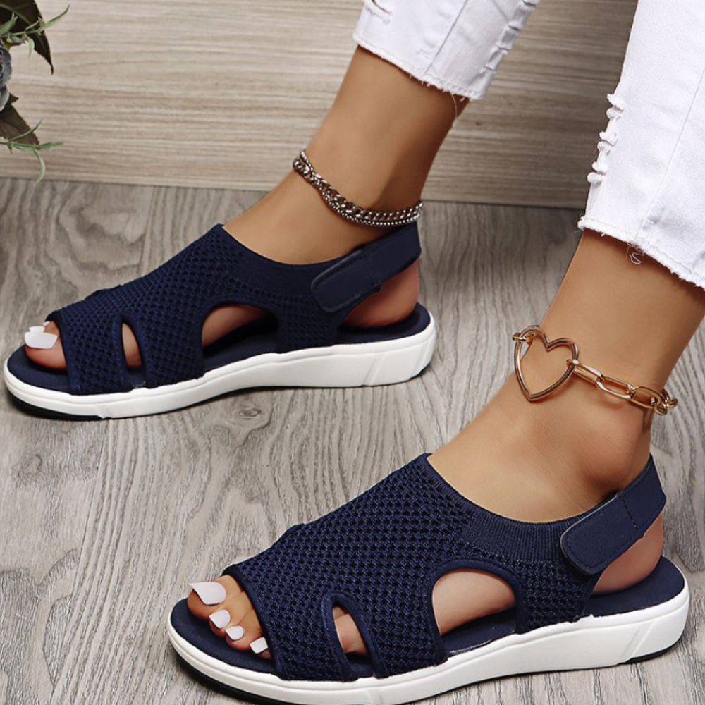 Atmungsaktive Hohlsandalen für Damen mit weicher Sohle