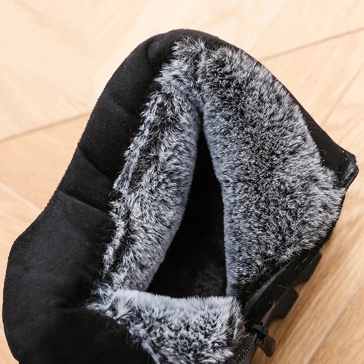 Wintermode warme wasserdichte Herren-Schneestiefel