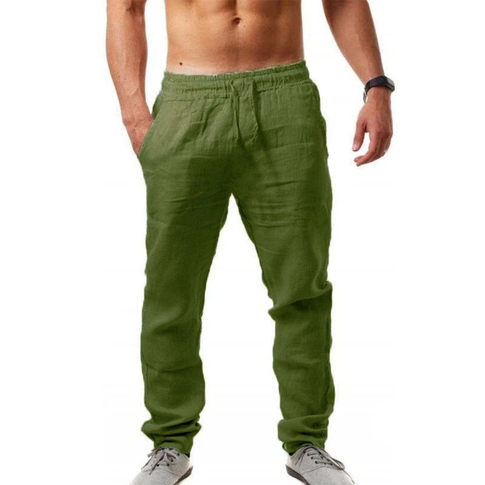 Herrenhose aus atmungsaktivem Leinen