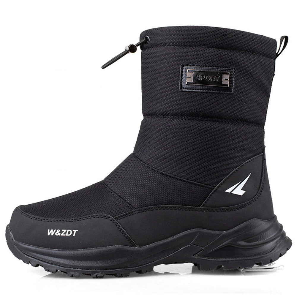 Winter Outdoor Herren Fleece verdickte kurze Röhre warme Schuhe