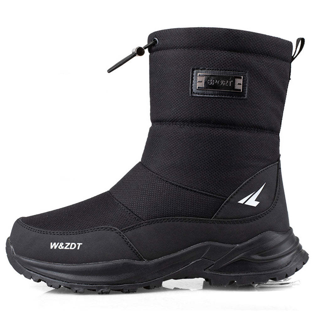 Winter Outdoor Herren Fleece verdickte kurze Röhre warme Schuhe