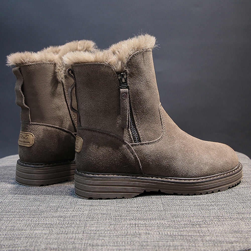 Neue, lässige, verdickte warme Damenstiefel für den Winter