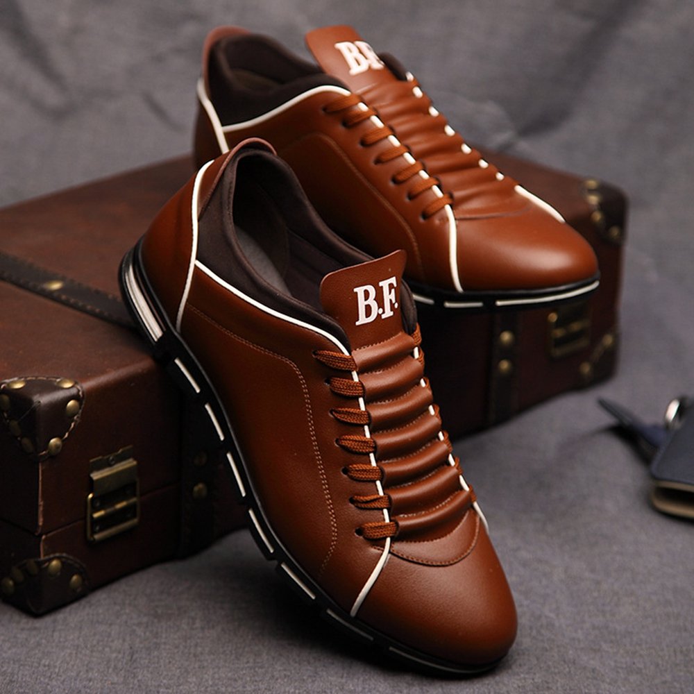 Neue, lässige Business-Schnürschuhe für Herren im britischen Stil