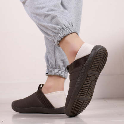 Plüschpantoffeln mit variablen Baumwollschuhen