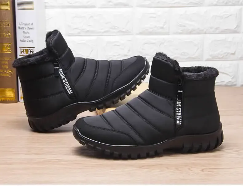 2024 Unisex-Winterstiefeletten – Reißverschlussstiefel für den Winter (Unisex-Schneestiefel)