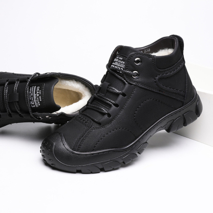 Winter-Herren-Outdoor-Fleece-warme Wanderschuhe