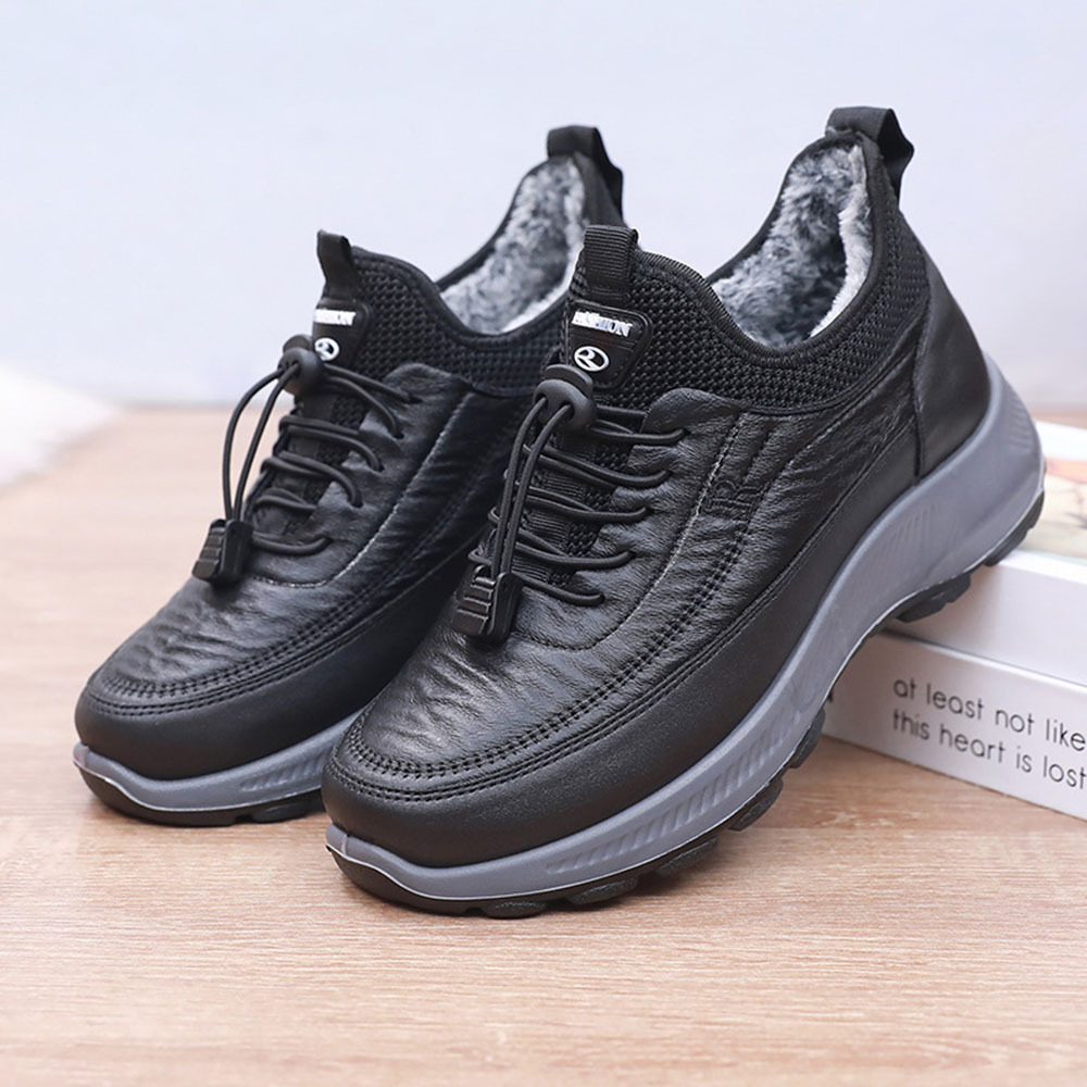 Winter-Damen-Schuhe aus samtverdickter weicher Sohle aus warmer Baumwolle