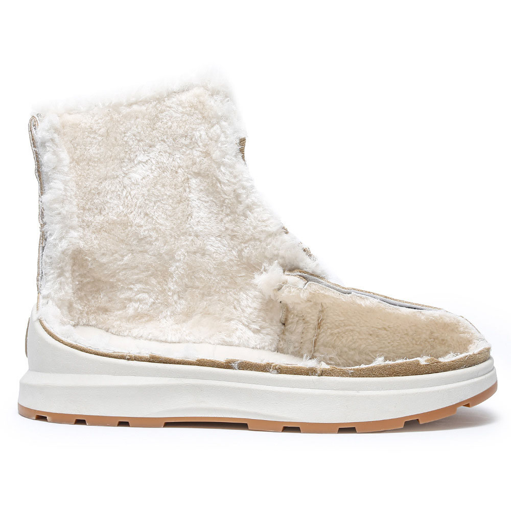 Winter-Fleece-Schneestiefel für Damen bis zur Mitte der Wade