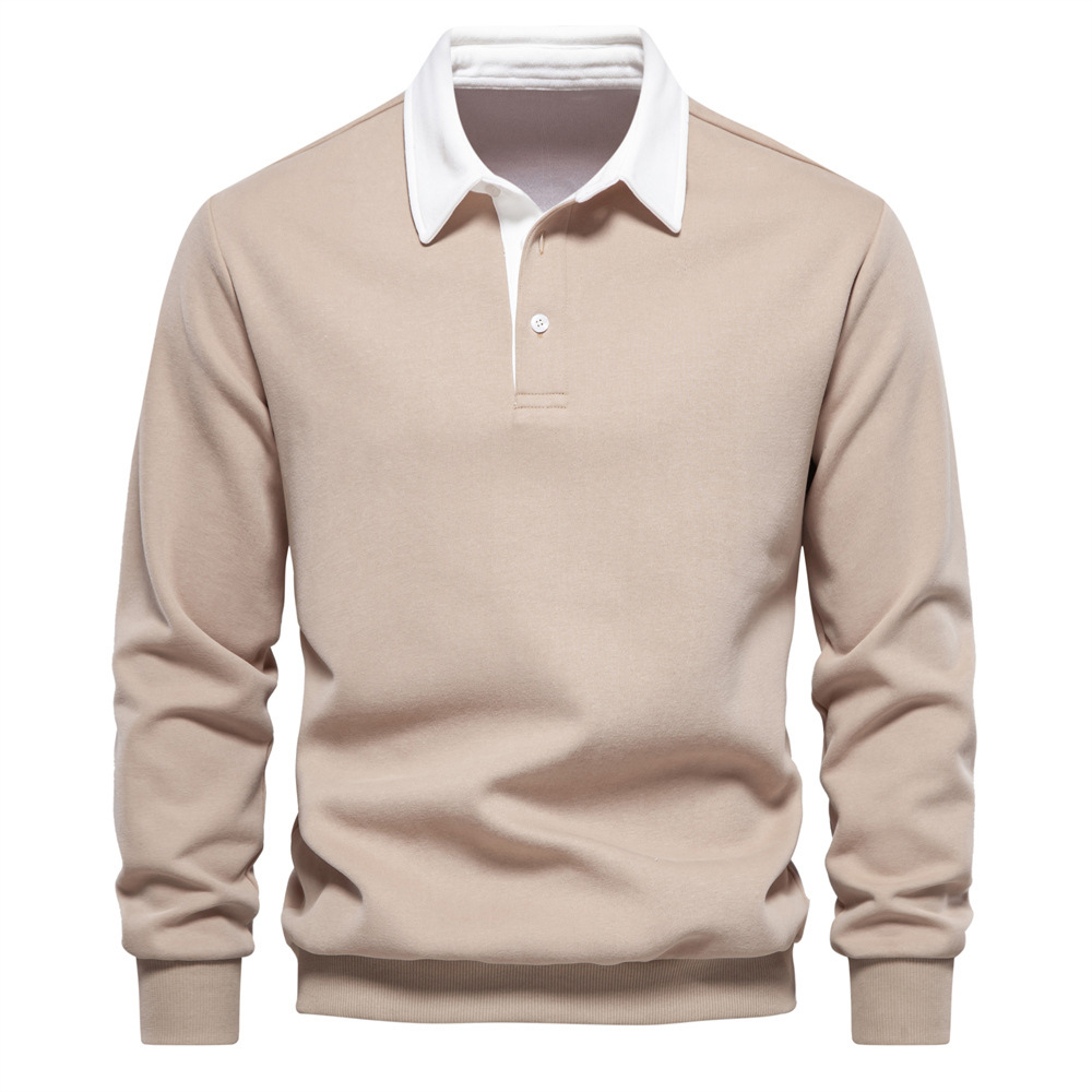 Therling™ Neues Langarm-Revers-Poloshirt für Herren