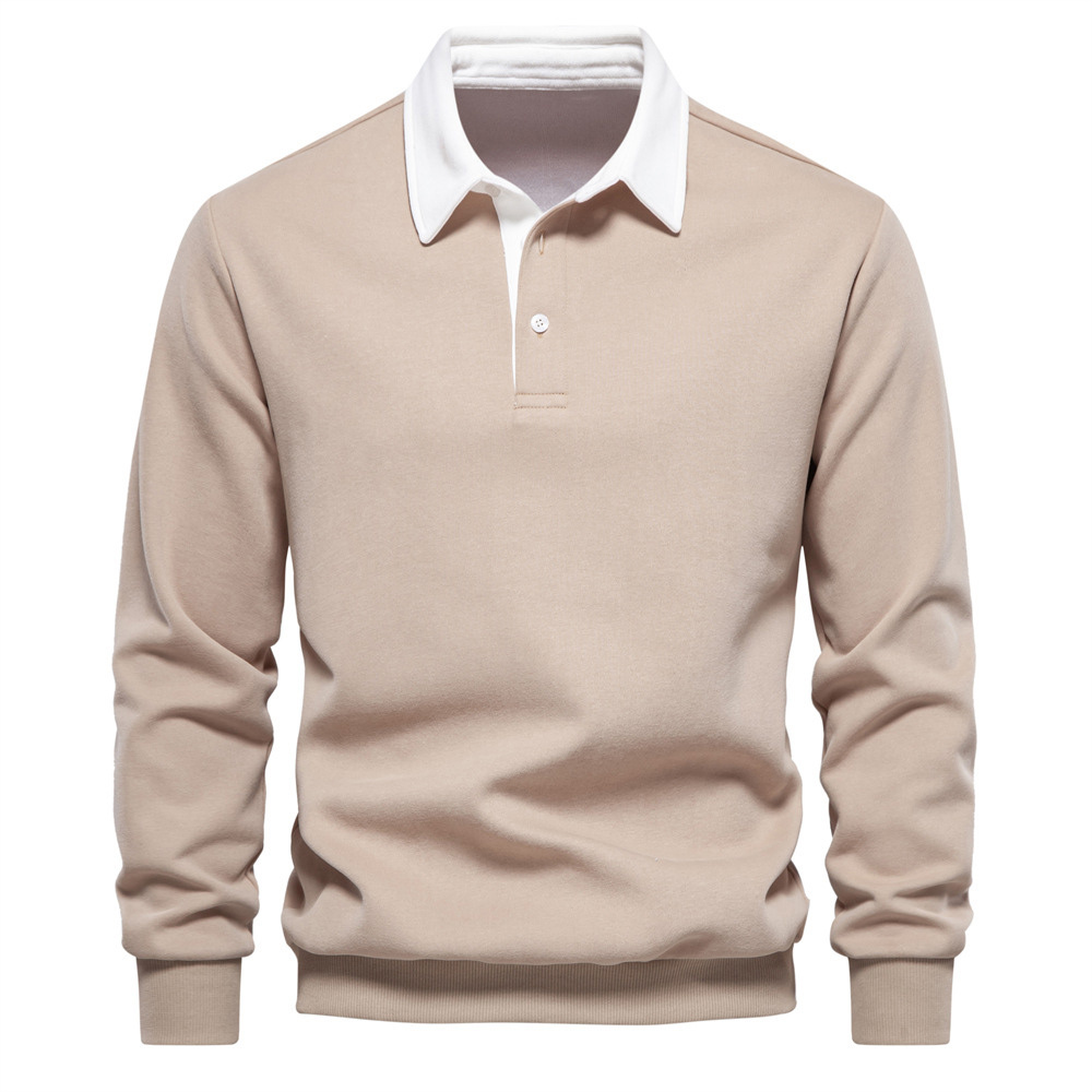 Therling™ Neues Langarm-Revers-Poloshirt für Herren