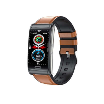 BCBEARSCOME BCE600 3-Kanal-EKG HRV Blutzucker Blutdruck Blutsauerstoff Schlaferkennung HD Bluetooth Smart Armband
