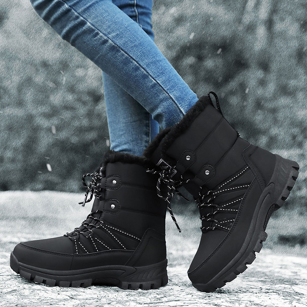 Windfeste, hohe Outdoor-Schneestiefel für Damen