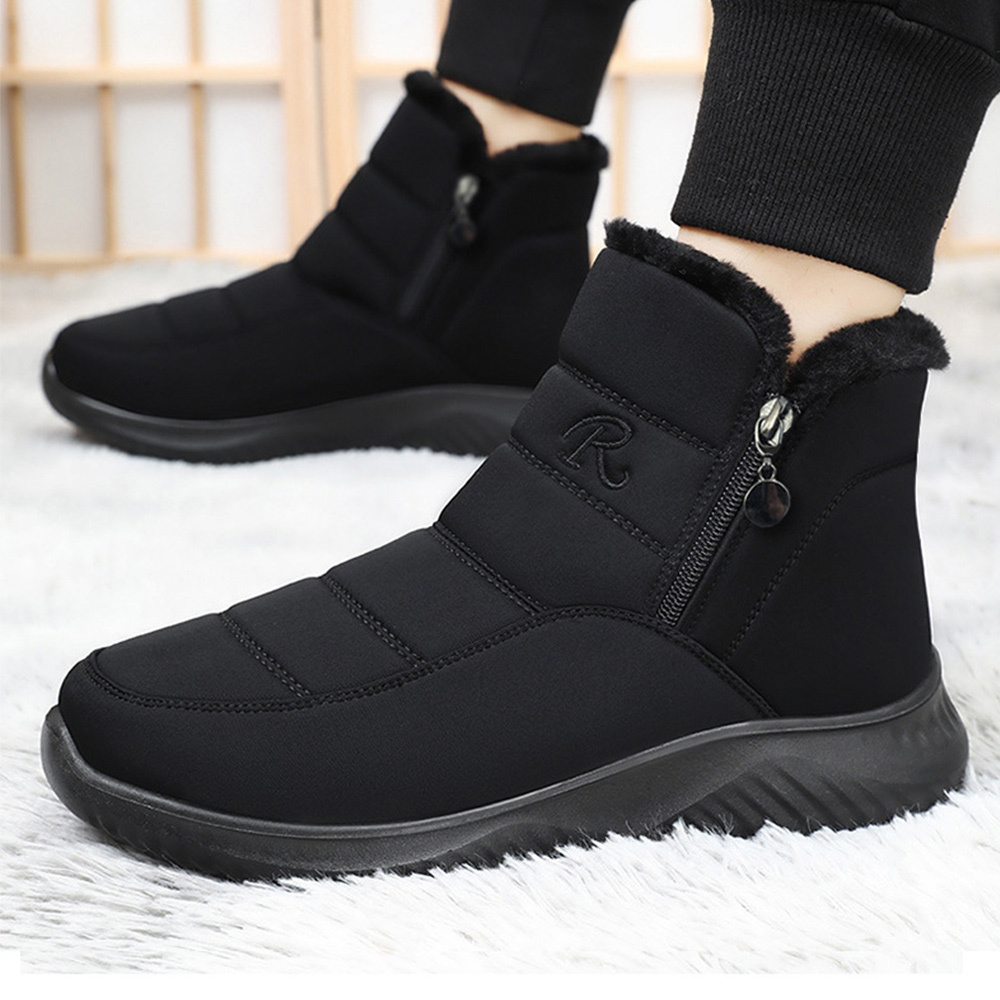 Winterwarme High-Top-Schuhe aus verdickter Samtbaumwolle für Männer und Frauen
