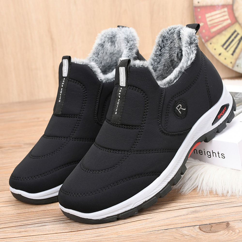 Warme Fleece-Schneestiefel