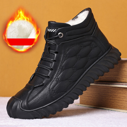 Warme Herren-Schneeschuhe aus Fleece für den Winter